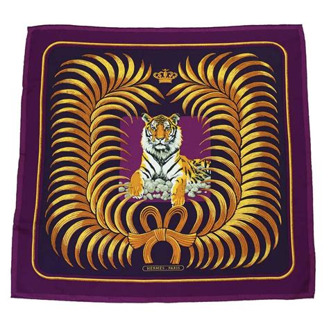 hermes sjaal tijgers|hermes silk scarf.